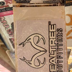 Realtree White and Pink Stickers